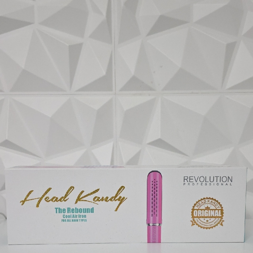 NIB Head Kandy The Rebound Cool Air Iron In Pink - Picture 2 of 4